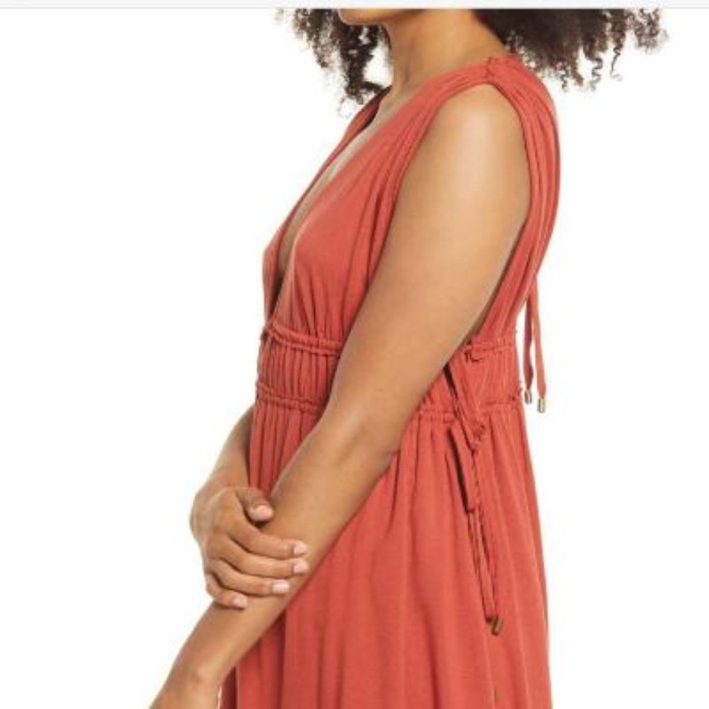 SOLD Free People Aries Plunge Neck Tank Top Sz M NWT - Picture 4 of 11